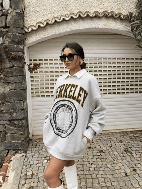 كنزة بيركلي كبيرة الحجم ملابس طويلة شتوية من تركيا