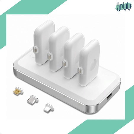 قطع غيار توصيلات مغناطيسية لشاحن باور بانك 4 في واحد