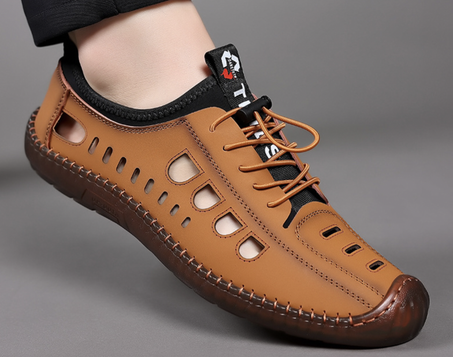 حذاء كاجوال أصلي من الجلد النقي