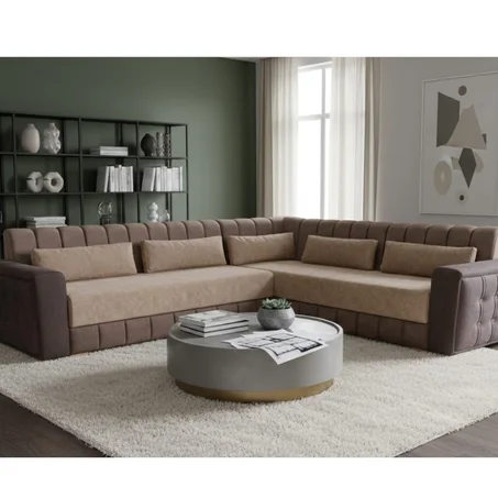 صالون عصري على شكل L