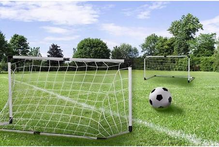 شبكة مرمى كرة القدم محمولة وقابلة للطي