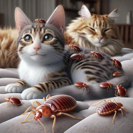 حشرات القطط