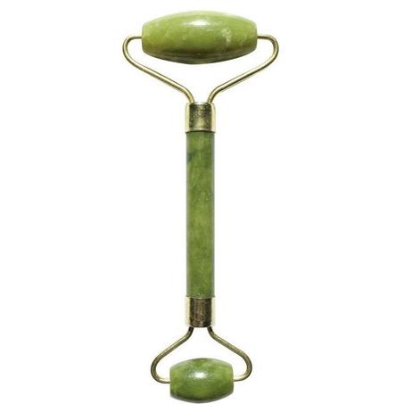Roller rouleau massage visage Pierre de Jade Vert