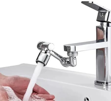 1080°Rotating Splash Filter Faucet, silver