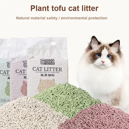 Tofu Cat Litter 6L – Quick Clumping & Deodorized Natural Formula