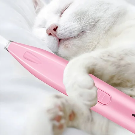 Electric Pet Hair & Claw Trimmer – LED Grooming Kit for Cats & Dogs