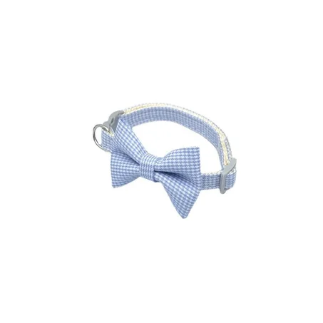 Adjustable Durable Pet Collar – Soft Bow Cat Collar with Bell for Catscoll