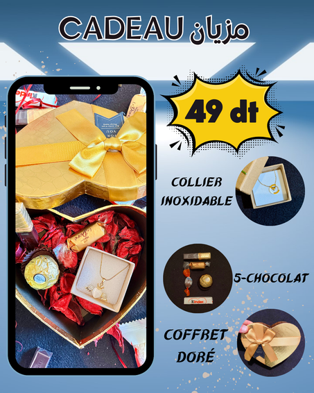 coffret collier Coeur