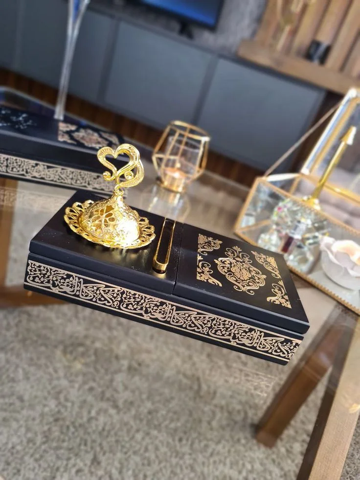 طقم مبخره مع علبة العود