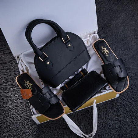باك أنيق كيضم 👜 شنطة + 👡 صندلة + 👛 بورت موني