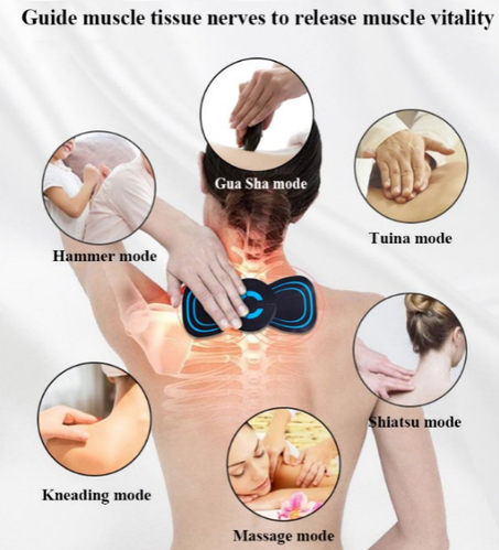 جهاز التدليك الكهربائي المحمول للحصول على الاسترخاء والاستمتاع بنوم عميق