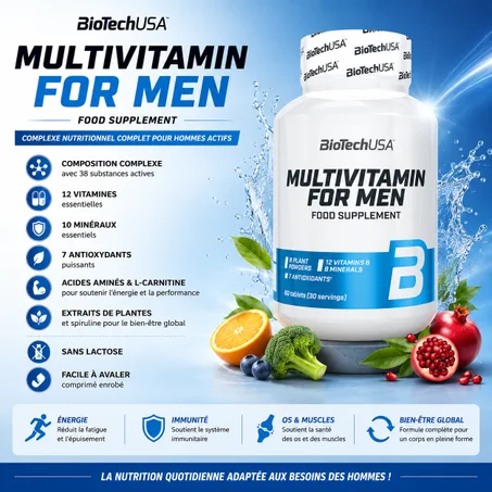MULTIVITAMIN FOR MEN - BioTechUSA