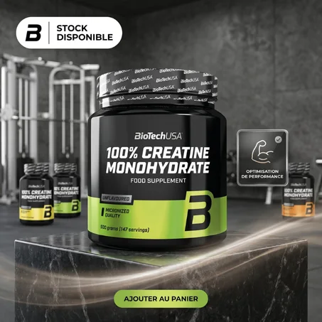 CREATINE MONOHYDRATE 500gr - BIOTECHUSA