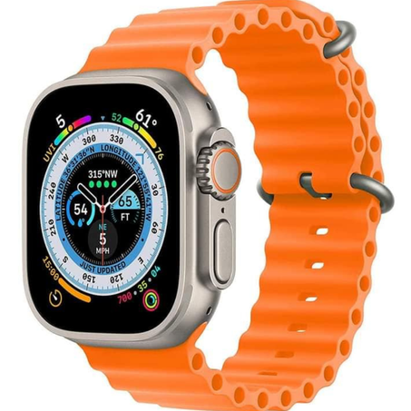 باك ساعة دكية متطورة ultra 8 smart watch وسماعات