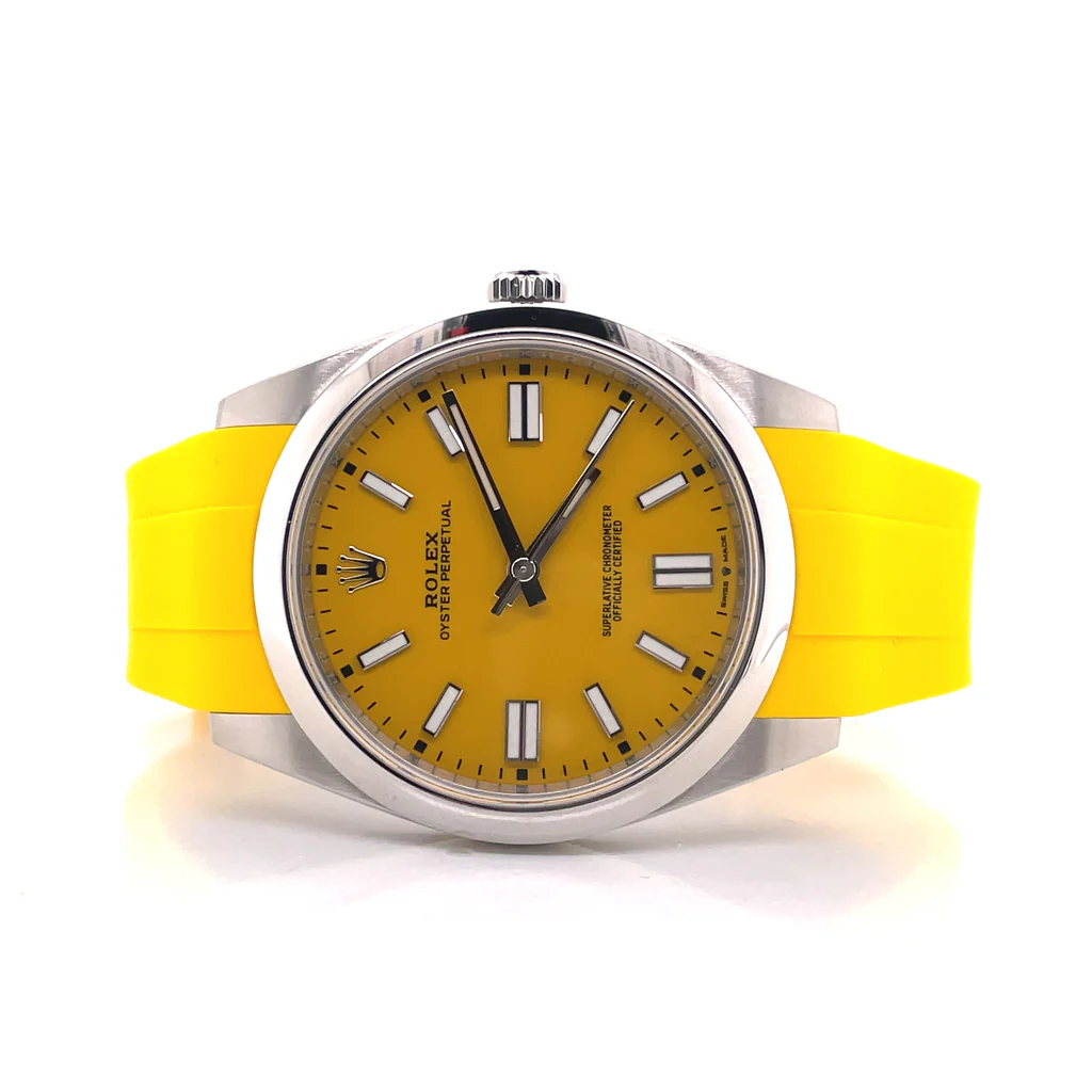 ROLEX R Strap Édition Premium – Bracelet Sport & Élégance pour OP 41mm