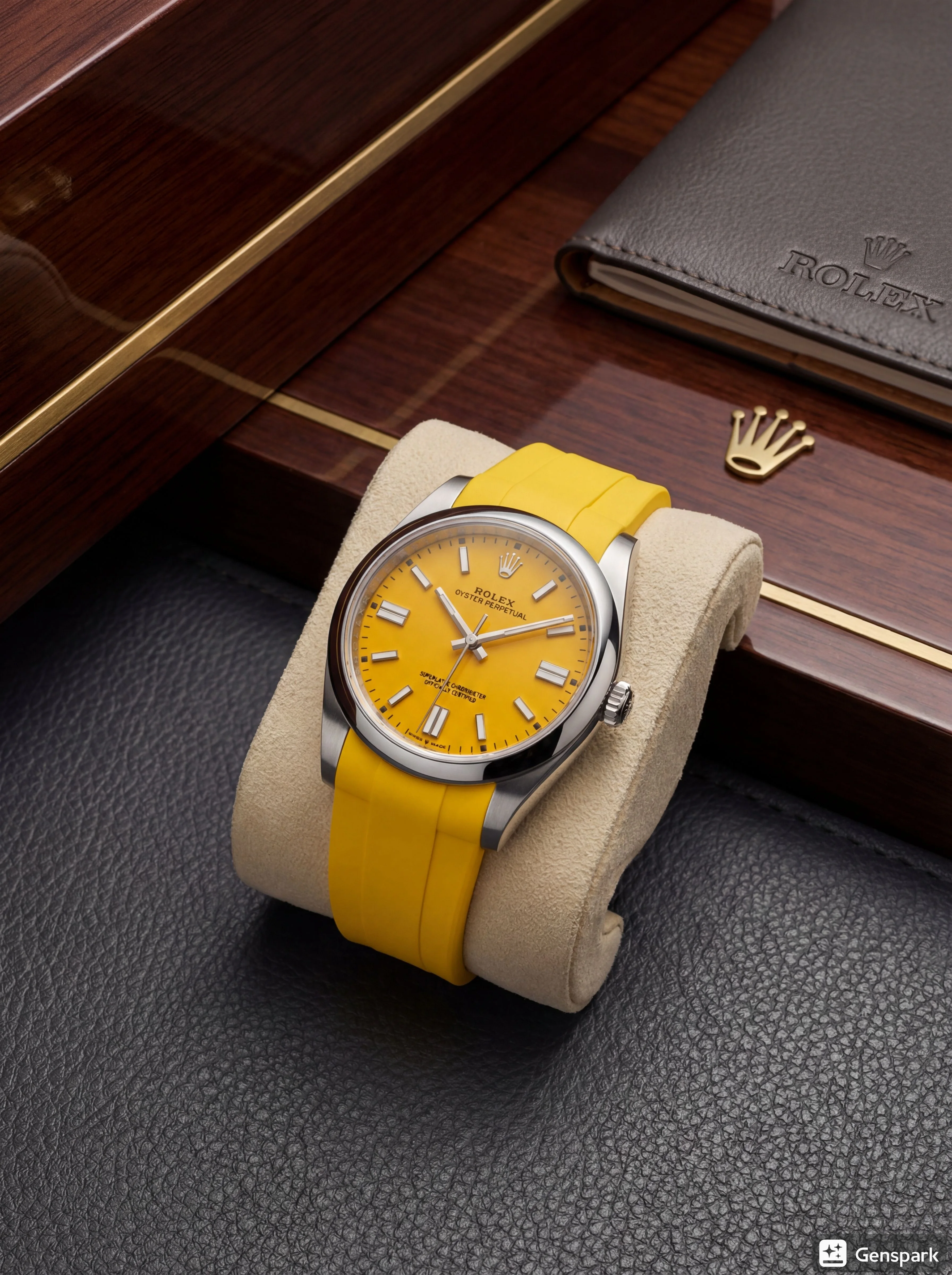 ROLEX R Strap Édition Premium – Bracelet Sport & Élégance pour OP 41mm