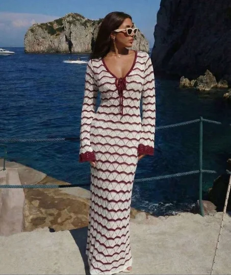 Robe en maillt crochet