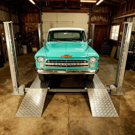 Triumph NSS-8XLT 8,000lb Vehicle Storage Lift, Extra Long & Tall