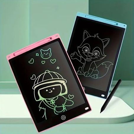 TABLETTE DE DESSIN ET D'ÉCRITURE MULTICOLORE LCD