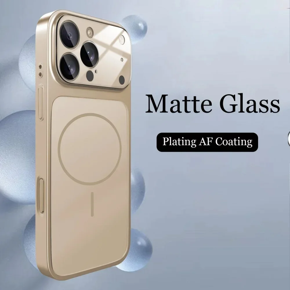 Original Glass Nano Matte Case For Apple iPhones