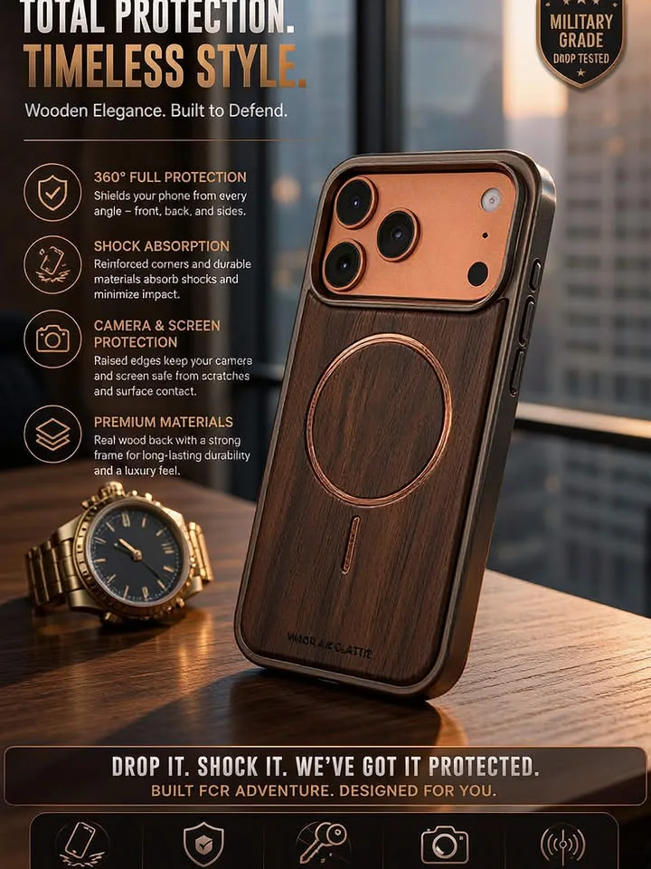 Wood iPhone 17 Pro Max