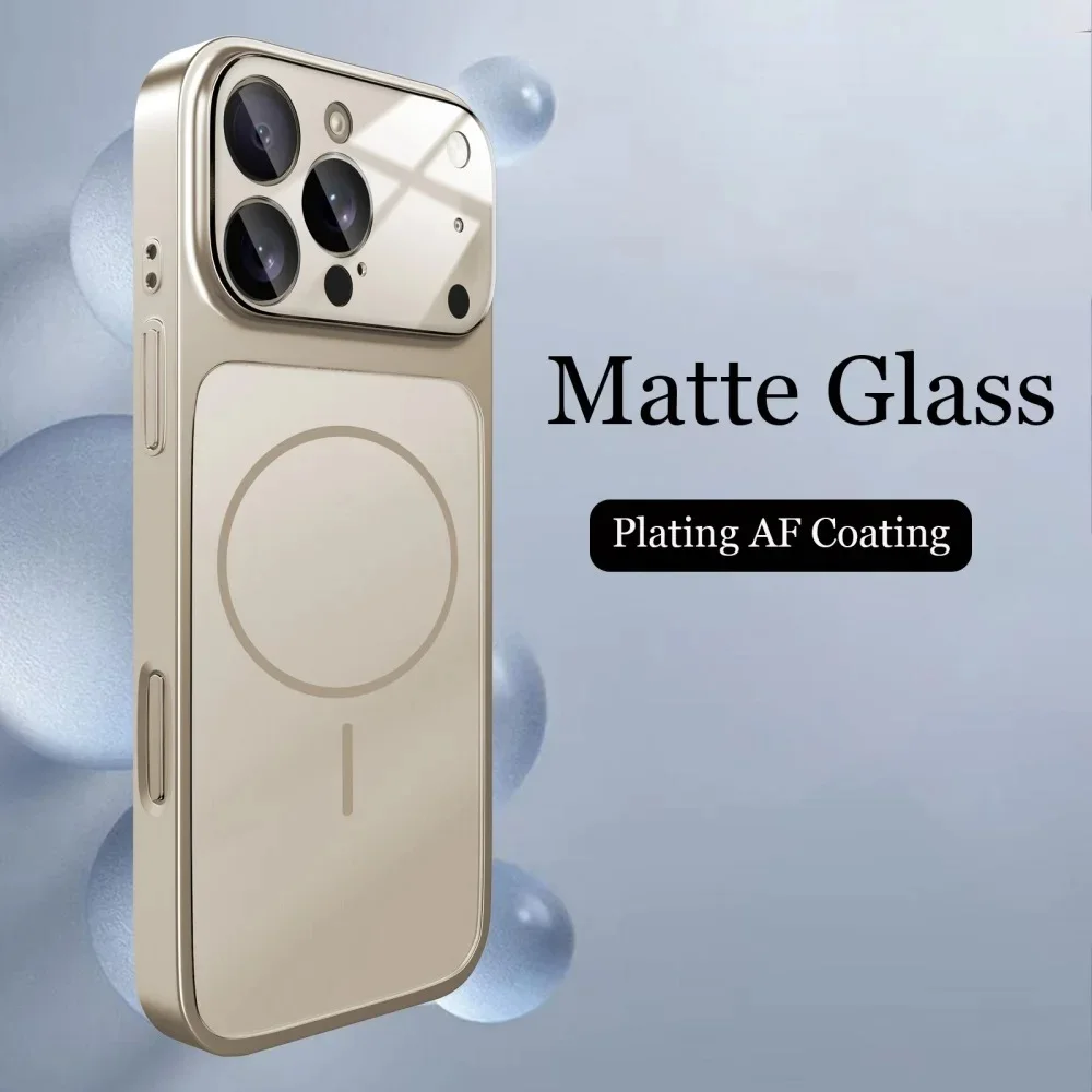 Original Glass Nano Matte Case For Apple iPhones