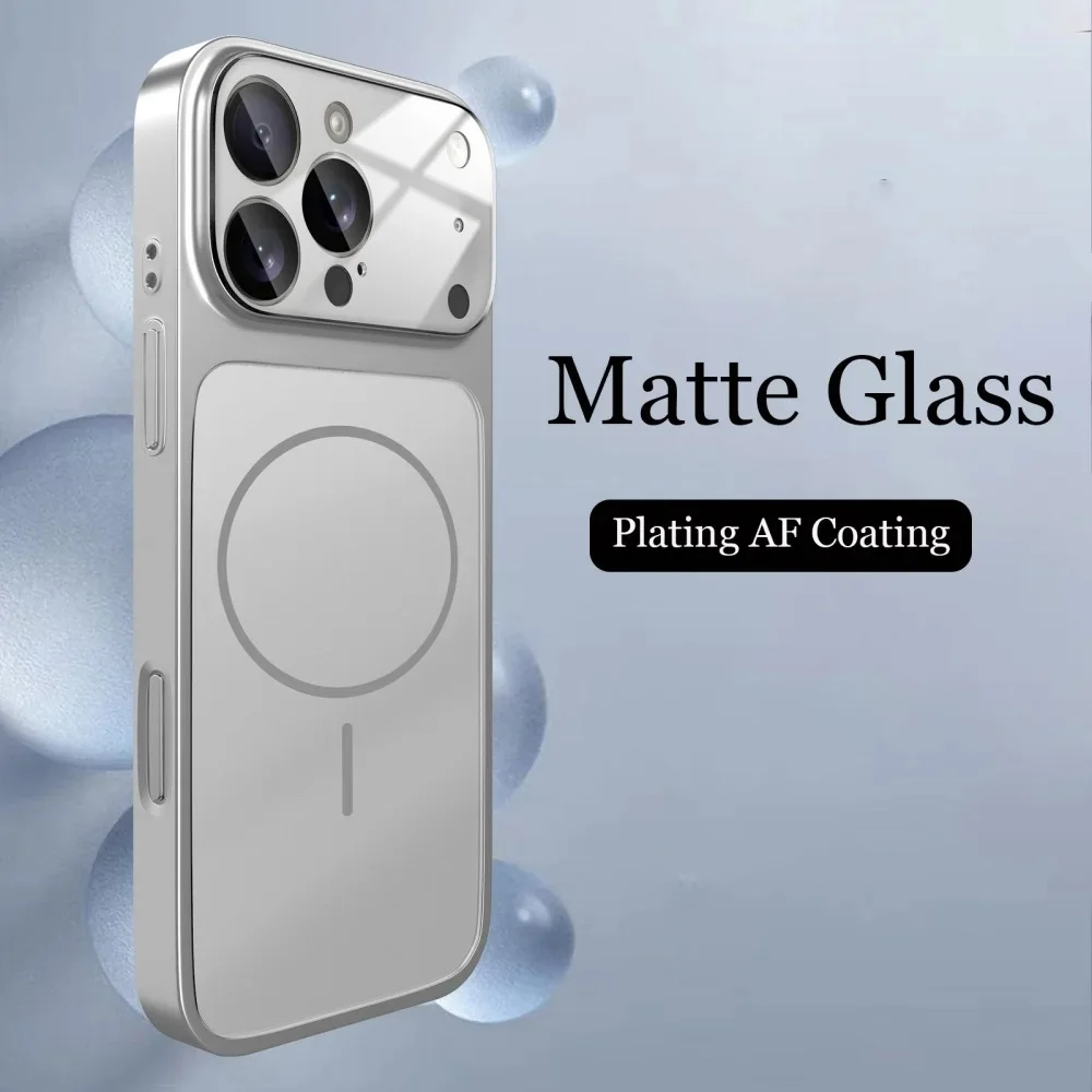 Original Glass Nano Matte Case For Apple iPhones