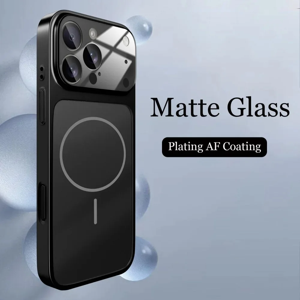 Original Glass Nano Matte Case For Apple iPhones