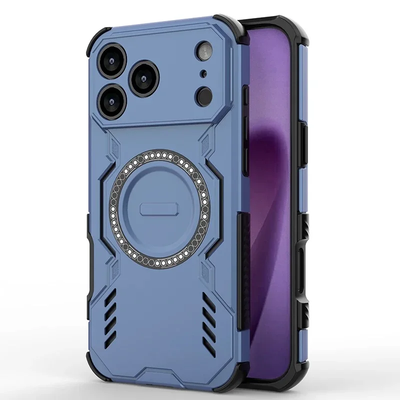 IronMan Support wireless charging Case For Apple iPhones