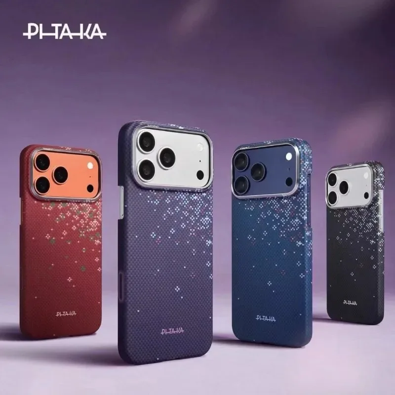 PITAKA Carbon Fiber Cover for iPhons Automne
