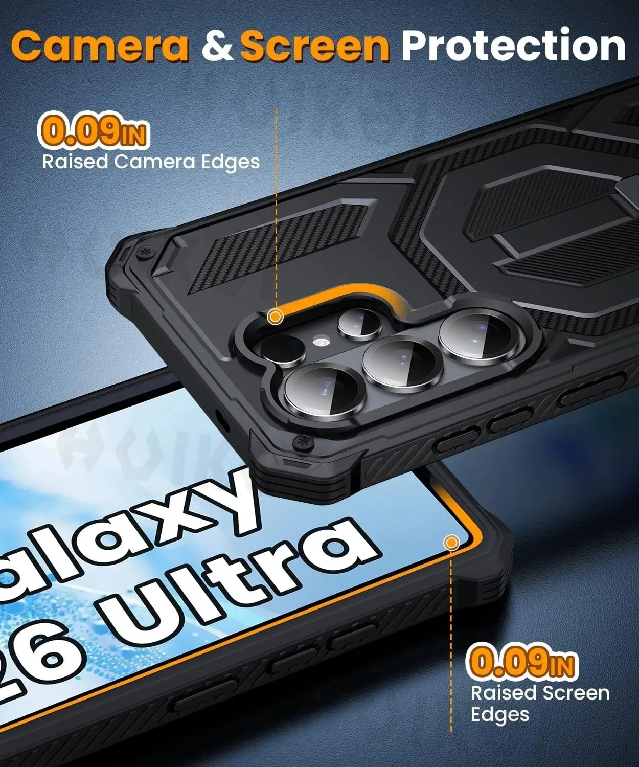 Magnetic Carbon Case For Samsung Galaxy S Series