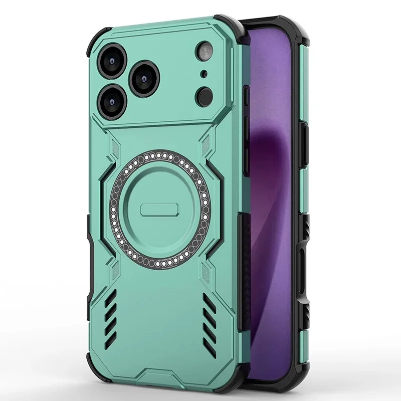 IronMan Support wireless charging Case For Apple iPhones