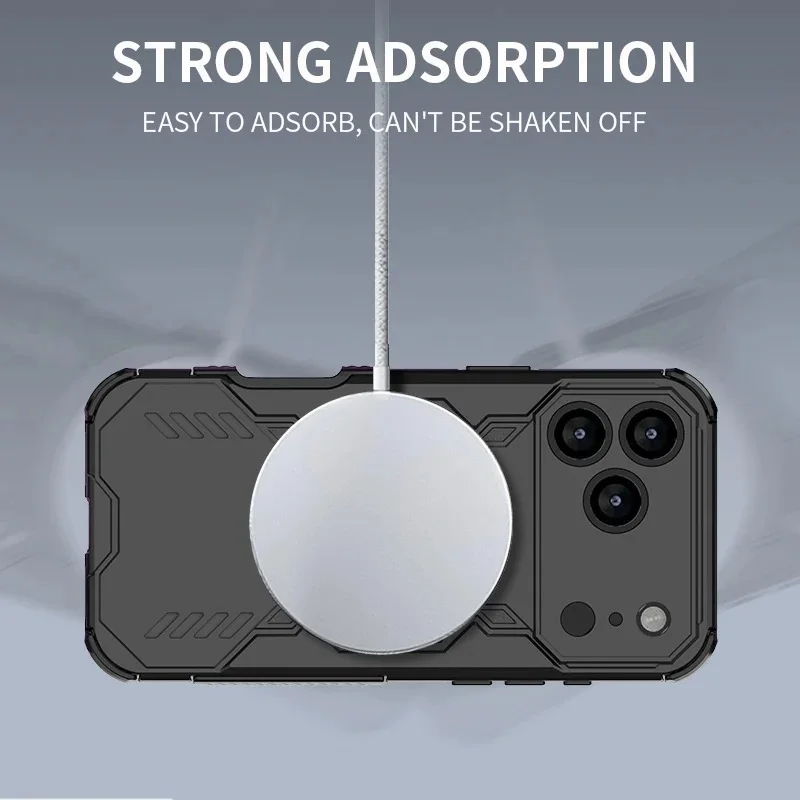 IronMan Support wireless charging Case For Apple iPhones