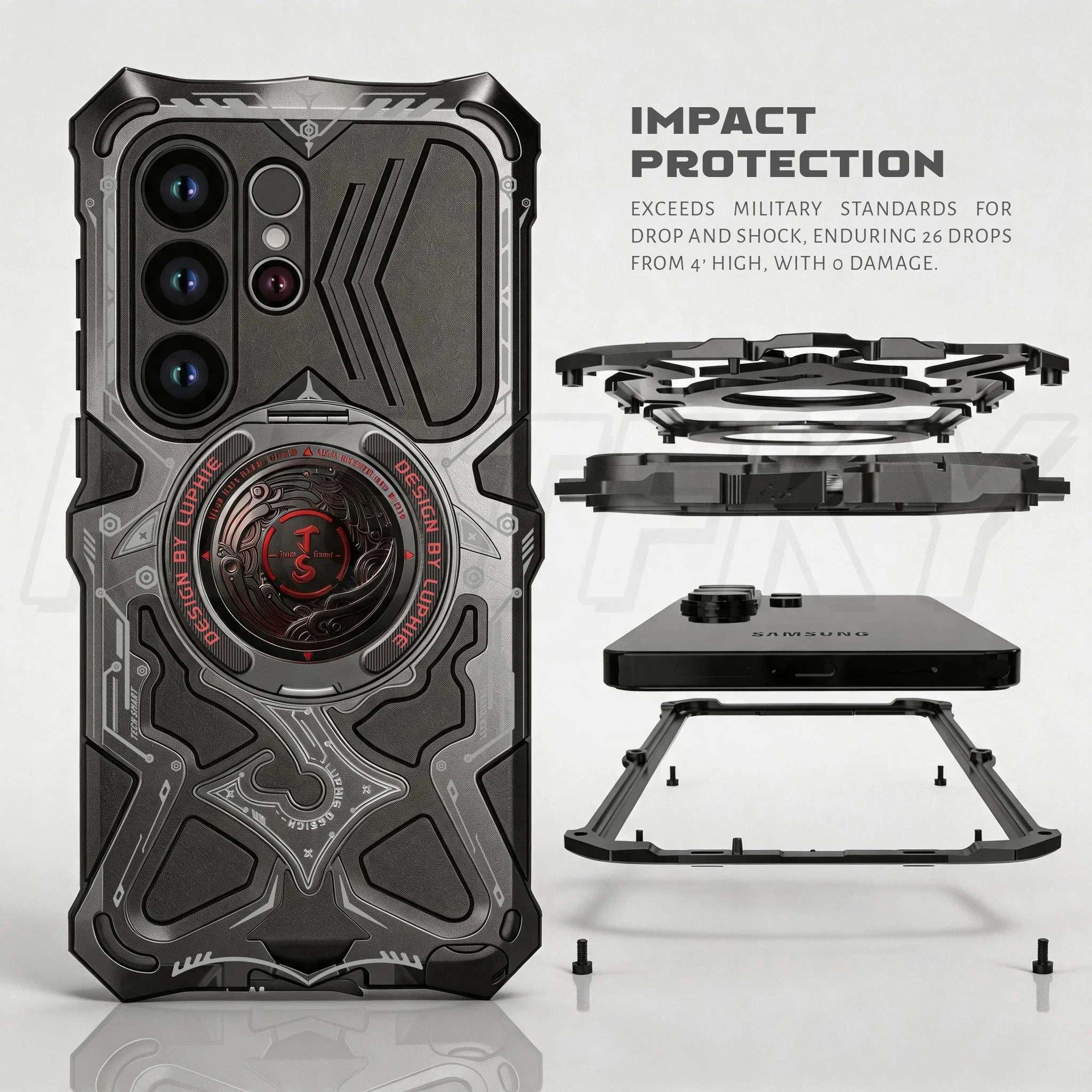 Heavy Duty Armor Phone Case For Samsung Galaxy S Series