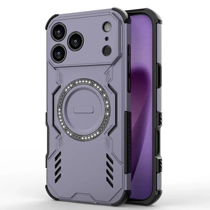 IronMan Support wireless charging Case For Apple iPhones