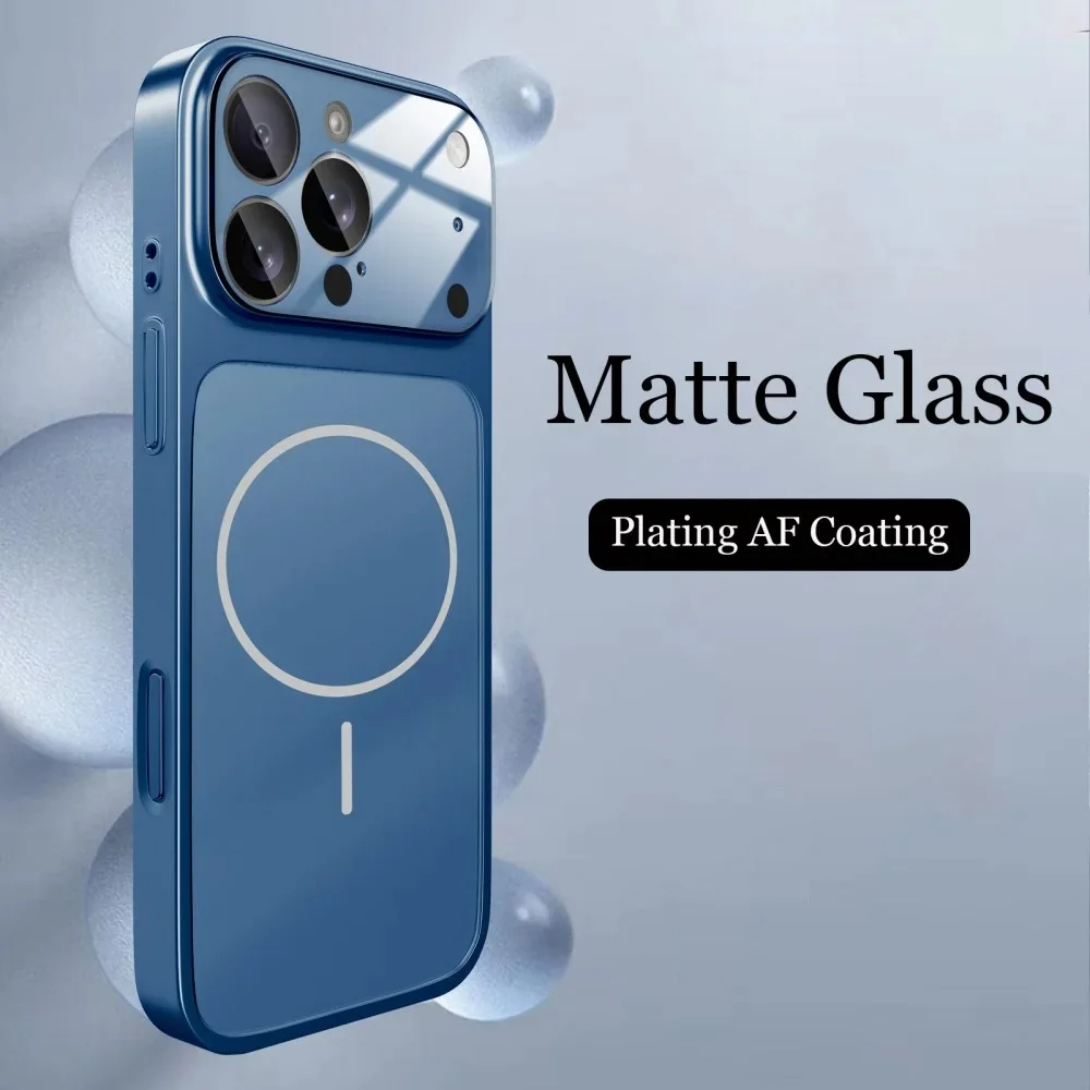 Original Glass Nano Matte Case For Apple iPhones