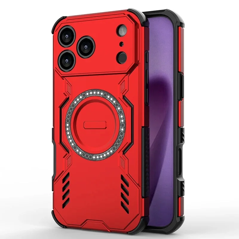 IronMan Support wireless charging Case For Apple iPhones