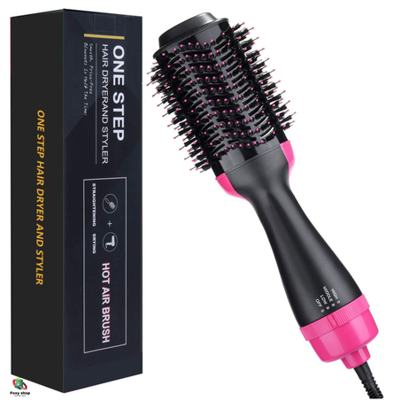 One Step brosse Chauffante soufflante Sèche-Cheveux - 3 en1 - Rotatif 360° Lissante boucle