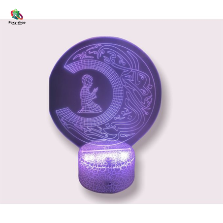RAMADAN Desk 3D Creative Visualization Led Night Light Couleur Changent