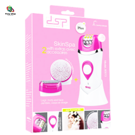 Coffret Epilation Dsp 3en1 Sans Fil - Blanc & Rose