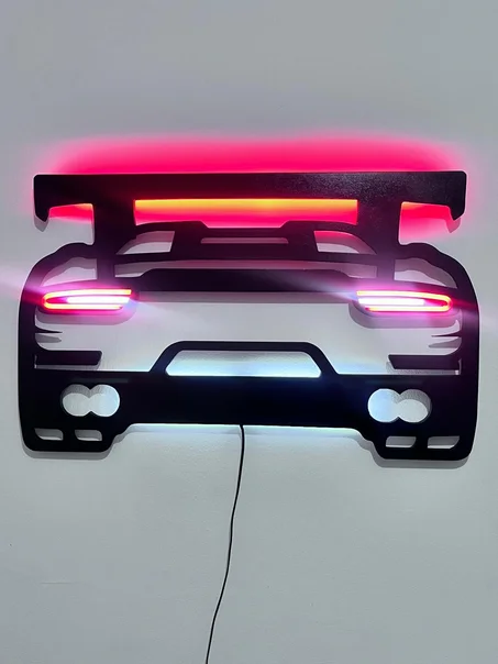 Tableau Néon Cars