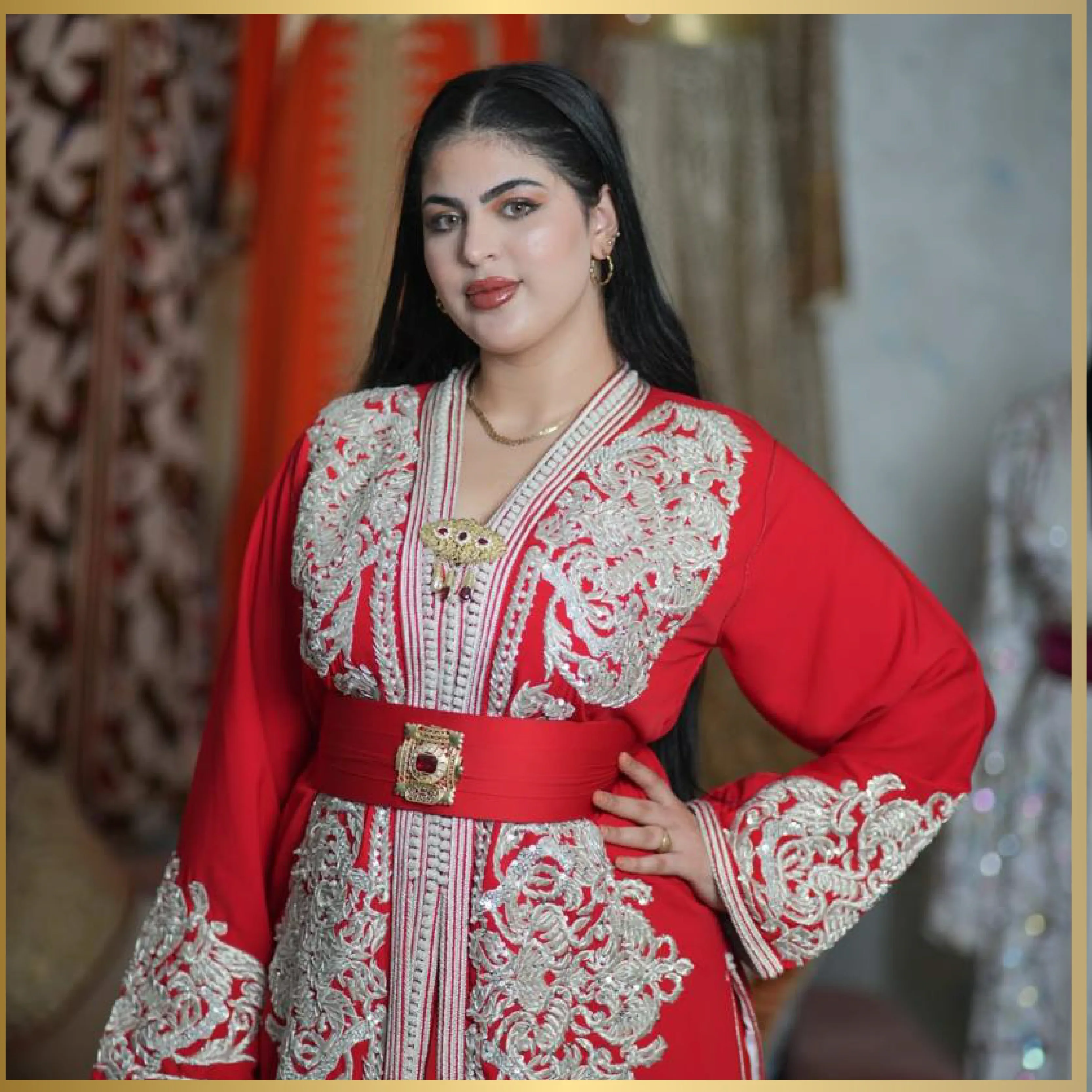 لبسة كريب حرير