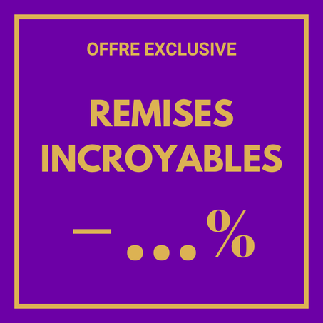 Remises incroyables