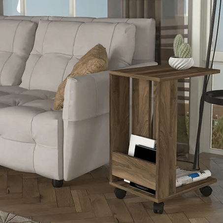 Table d'appoint à roulettes SAH