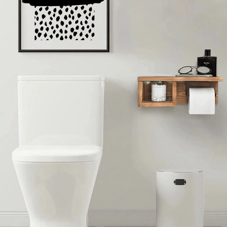 Rangement Papier Toilette Bois