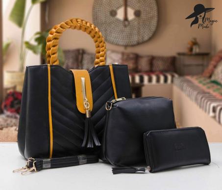 Pack Sac à Main 3 Pcs Pour Femme