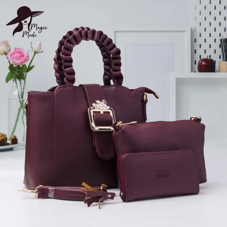 Pack Sac à Main 3 Pcs Pour Femme (Top Qualité)