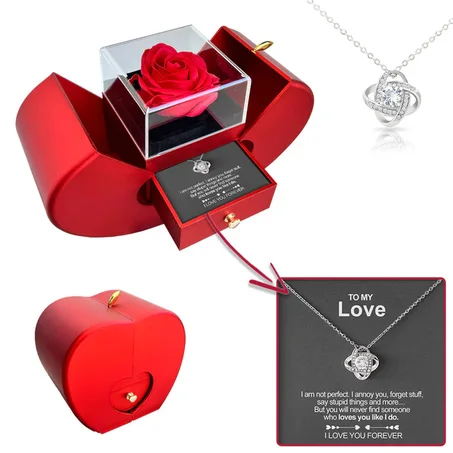 ROSE NECKLACE  قلادة وردية
