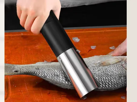 Petit couteau à poisson électrique en acier inoxydable