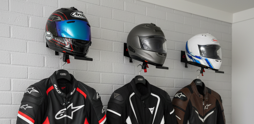 حامل الخوذة المعدني